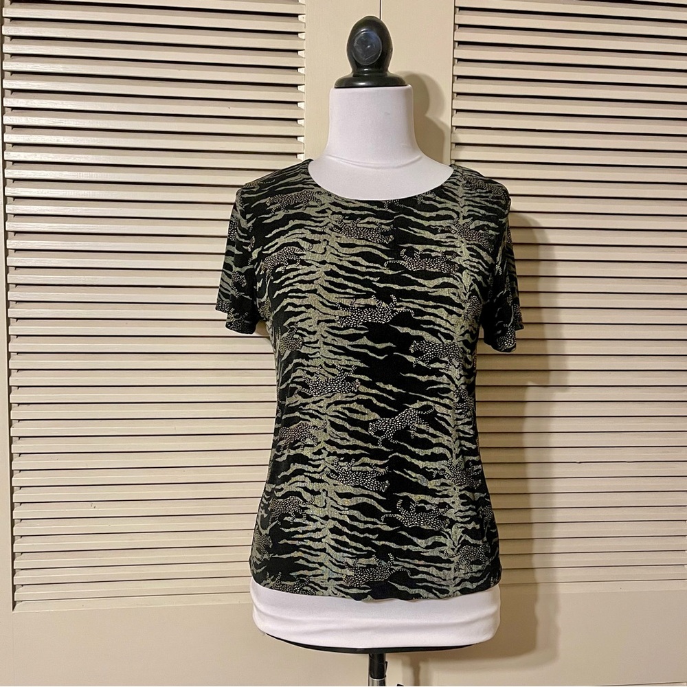 Vintage T.R. Bentley Jaguar Stretch Blouse